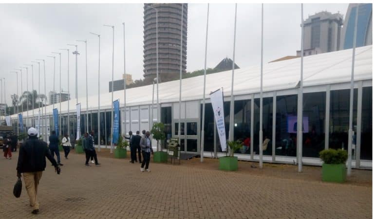 Banda kuu lilioko katika viwanja vya COMESA, KICC Nairobi, eneo hili lilitumika na washirika mbalimbali katika idhara ya afya kuhutubia wananchi.